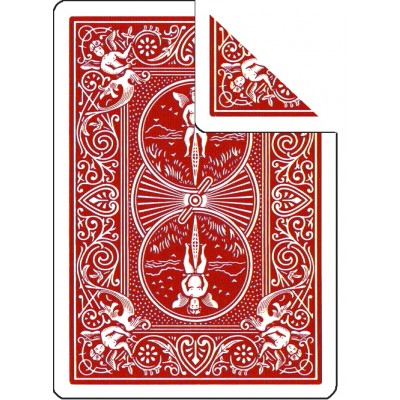 Bicycle Cards - Double Back, Red-Red (Pack of 5 cards)